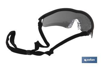 Dark safety glasses | Scratch resistant glasses | Greater safety in do-it-yourself projects and welding works, among others - Cofan