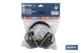 Earmuffs | Comfortable and lightweight earmuffs | Maximum protection for ear canal - Cofan
