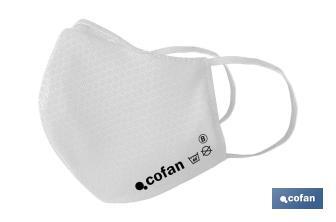 Reusable fabric face mask | 3-ply cloth face mask | Available in different colours - Cofan