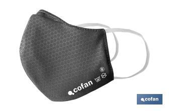 Reusable fabric face mask | 3-ply cloth face mask | Available in different colours - Cofan