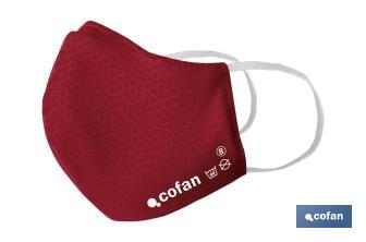 Reusable fabric face mask | 3-ply cloth face mask | Available in different colours - Cofan