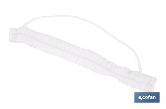 Cubrebarbas desechables | Material: polipropileno | Color: blanco | Talla única | Disponibles en packs de 100 unidades - Cofan