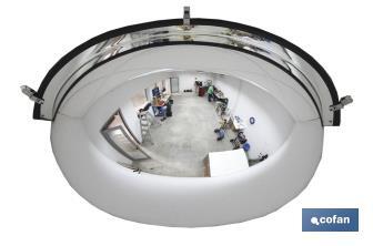 Espejo Hemisférico 180º de 45 cm - Cofan