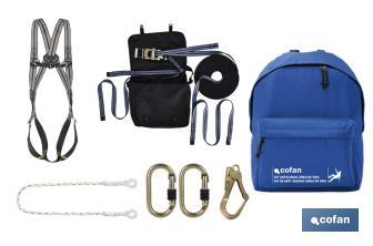Fall Arrest Kit | Special for use with lifeline | Maximum protection and safety - Cofan