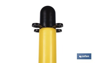 Poste con Base "Amarillo/Negro" - Cofan