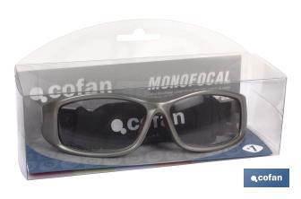 Gafas de seguridad graduadas | Con lente monofocal | Estilo moderno - Cofan