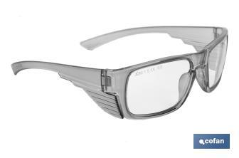 Gafas de seguridad graduadas | Protección contra impactos y proyecciones | Lente monofocal | Disponibles con diferentes graduaciones - Cofan