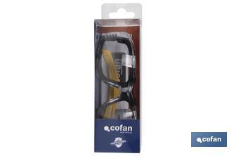 Safety Glasses with Detachable Foam-Padded Design - Cofan