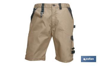 Bermudas de Trabalho | Modelo Poulsen | Material 65% Algodão e 35% Poliéster | Varias Cores - Cofan