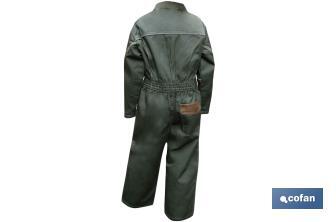 Khaki/Havane Coverall | Tournevis Model | For Children | With Two Zip Fasteners - Cofan