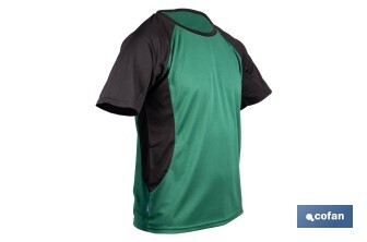 Camiseta técnica de trabajo | Tejido transpirable | Material: 100 % poliéster | Disponible en varias tallas y colores | Personalizable con tu logo - Cofan