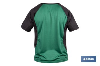 Camiseta técnica de trabajo | Tejido transpirable | Material: 100 % poliéster | Disponible en varias tallas y colores | Personalizable con tu logo - Cofan