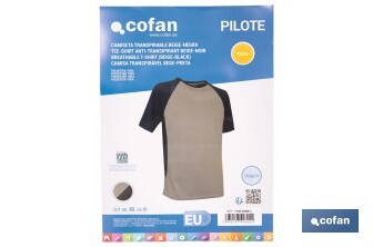 Camiseta técnica de trabajo | Tejido transpirable | Material: 100 % poliéster | Disponible en varias tallas y colores | Personalizable con tu logo - Cofan
