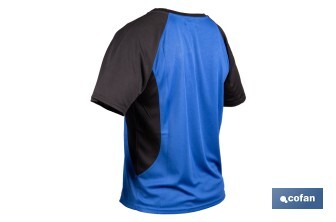 Camiseta técnica de trabajo | Tejido transpirable | Material: 100 % poliéster | Disponible en varias tallas y colores | Personalizable con tu logo - Cofan