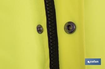 High visibility parka | Available sizes from S to XXXL | Yellow and blue - Cofan