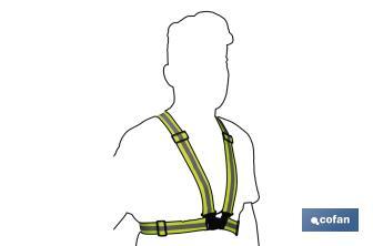  Reflective braces | Yellow | Single size - Cofan