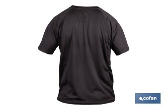 Camiseta técnica de trabajo | Tejido transpirable | Material: 100 % poliéster | Disponible en varias tallas y colores | Personalizable con tu logo - Cofan