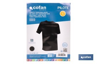 Camiseta técnica de trabajo | Tejido transpirable | Material: 100 % poliéster | Disponible en varias tallas y colores | Personalizable con tu logo - Cofan