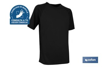 Camiseta técnica de trabajo | Tejido transpirable | Material: 100 % poliéster | Disponible en varias tallas y colores | Personalizable con tu logo - Cofan