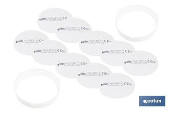 Set de filtro combinado: 2 filtros A1B1E1K1 + 10 Prefiltros P2 NR | Protección respiratoria de alta eficacia - Cofan