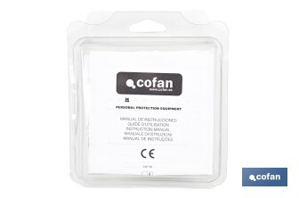 Set de filtro combinado: 2 filtros A1B1E1K1 + 10 Prefiltros P2 NR | Protección respiratoria de alta eficacia - Cofan