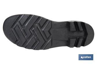 Bota de Agua | Alta de Segurança S-5 | Cor Negro | Fabricada PVC - Cofan