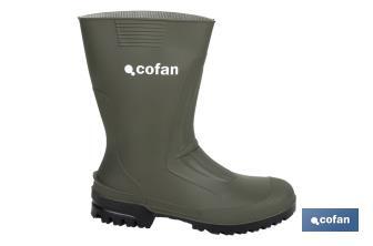 Rain Boot | Half-Cut Rain Boot | PVC | Green | Non-slip sole - Cofan