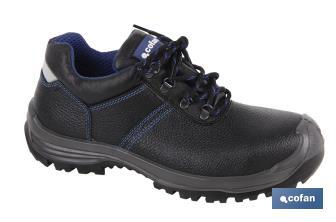 Scarpe di pelle | Colore: nero | Sicurezza S3 | Modello Mirto | Puntale in carbonio Light - Cofan