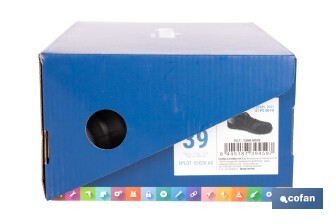Zapato deportivo S1 PS SR FO Modelo Sierra | Con puntera y plantilla antiperforación | Disponible desde la talla 35 hasta la 47 - Cofan