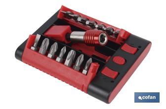 Kit of 1/4" bits - Cofan