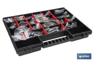 Valise assortiment de goupilles élastiques DIN 1481 (boîte 2.350 Unités) - Cofan