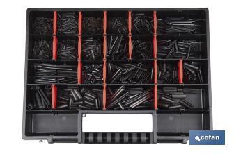 Maletín Surtido Pasadores Elásticos DIN-1481 (Caja con 2.350 Unds) - Cofan