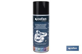 Anti-adesivo para soldadura 400 ml | Para evitar que as faíscas manchem o material a soldar | Proteção contra salpicos - Cofan
