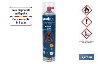  Cofan Inseticida para Vespas | Formato Spray | Embalagem de 600ml - Cofan