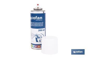Cyanoacrylate activator spray 210ml | Ideal for porous surfaces | Bounds easily and firmly fragile parts - Cofan