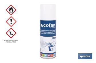 Cyanoacrylate activator spray 210ml | Ideal for porous surfaces | Bounds easily and firmly fragile parts - Cofan