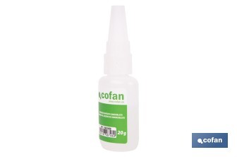 Limpiador de adhesivo cianoacrilato de 20 g | Disolvente para pegamentos - Cofan