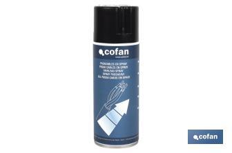 Spray lubricant for electrical cables 400ml | Spray protector | Reduces friction between cables - Cofan