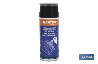 Spray antiscivolo trasparente 400 ml | Ideale per trattare superfici scivolose | Ideale per ambienti umidi - Cofan