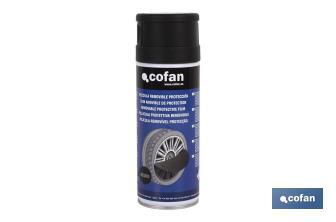 Special protective matt black paint 400ml | Removable vinyl | Easy to apply paint - Cofan