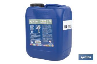 Cutting oil | Emulsifying fluid | Capacity 5l | Universal product for all types of instruments and machinery - Cofan