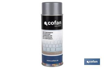 Ar Comprimido em Spray | Embalagem 400 ml | Limpeza a seco - Cofan