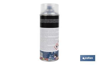 Barniz en Spray | Brillo o Mate | Envase 400 ml | Transparente - Cofan