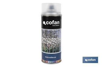 Verniz em Spray | Brilho ou Mate | Embalagem 400 ml | Transparente - Cofan