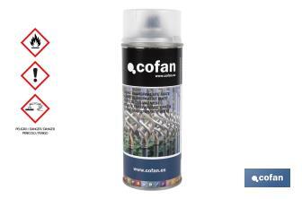 Vernis en spray | Brillant ou mat | Emballage de 400 ml | Transparent - Cofan