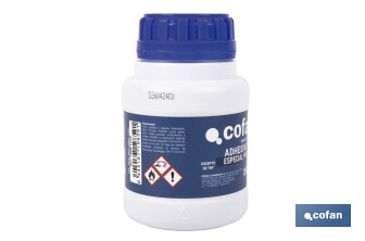 Adhesivo para PVC de 250 ml | Gel para uniones | De secado muy rápido | Ideal para tuberías - Cofan