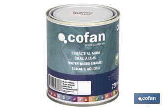 Ecological water-based enamel | 750ml | Several colours - Cofan