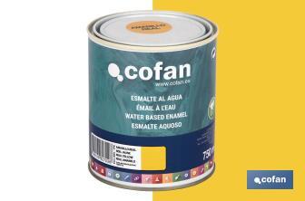 Ecological water-based enamel | 750ml | Several colours - Cofan