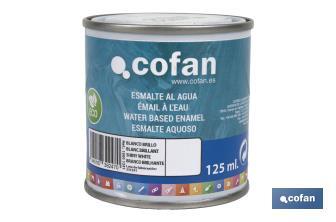 Smalto ecologico all'acqua | Latta da 750 ml | Vari colori - Cofan