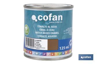 Smalto ecologico all'acqua | Latta da 750 ml | Vari colori - Cofan